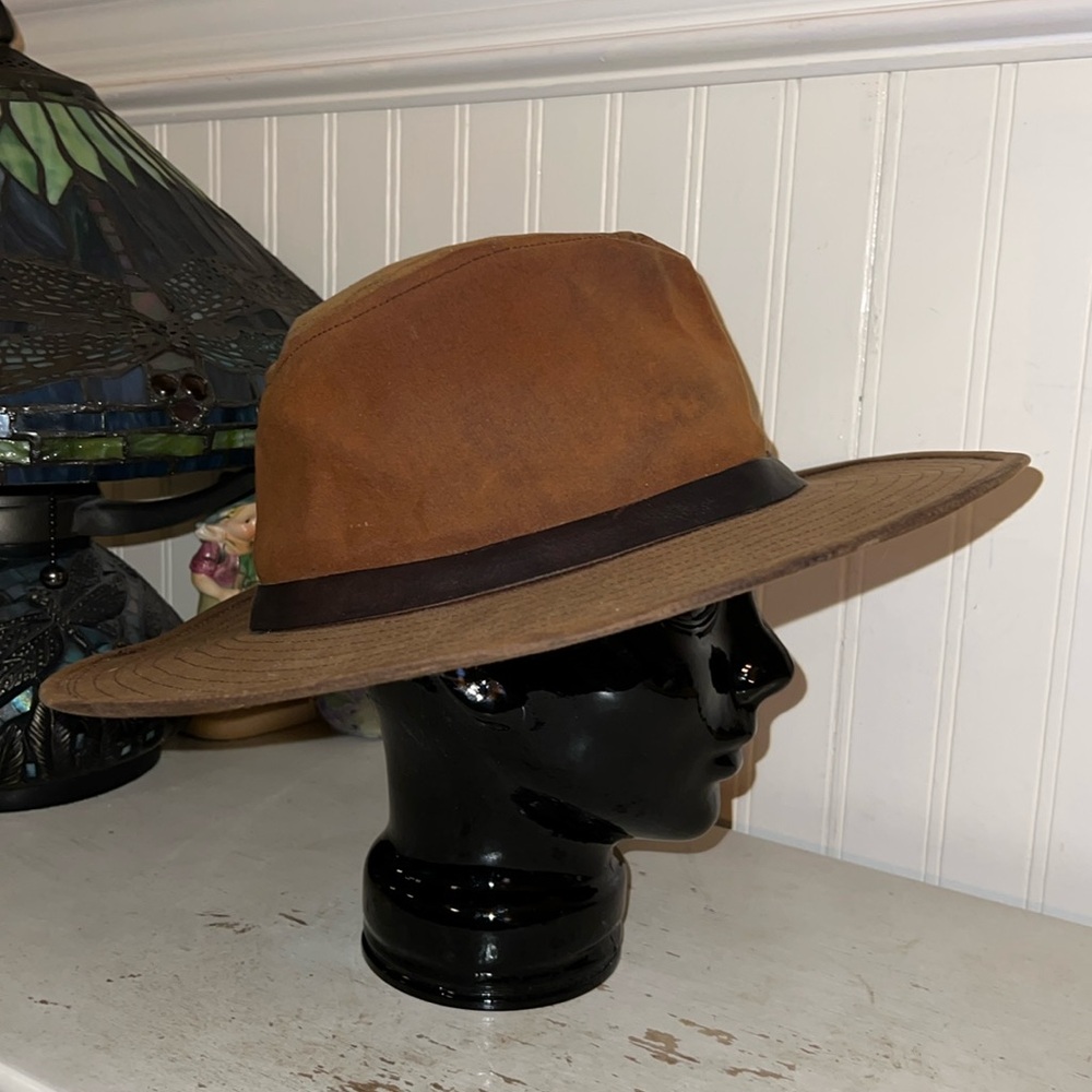 Vintage Koolah tin cloth outback hat made in Canada